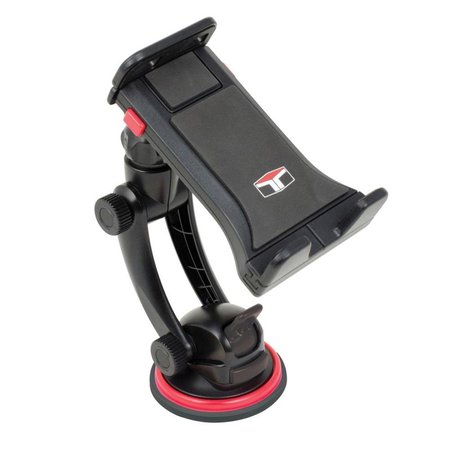 CUSTOM ACCESSORIES Tuff Tech Black Tablet Holder for Universal Fits Devices Up to 9 in. 8721904